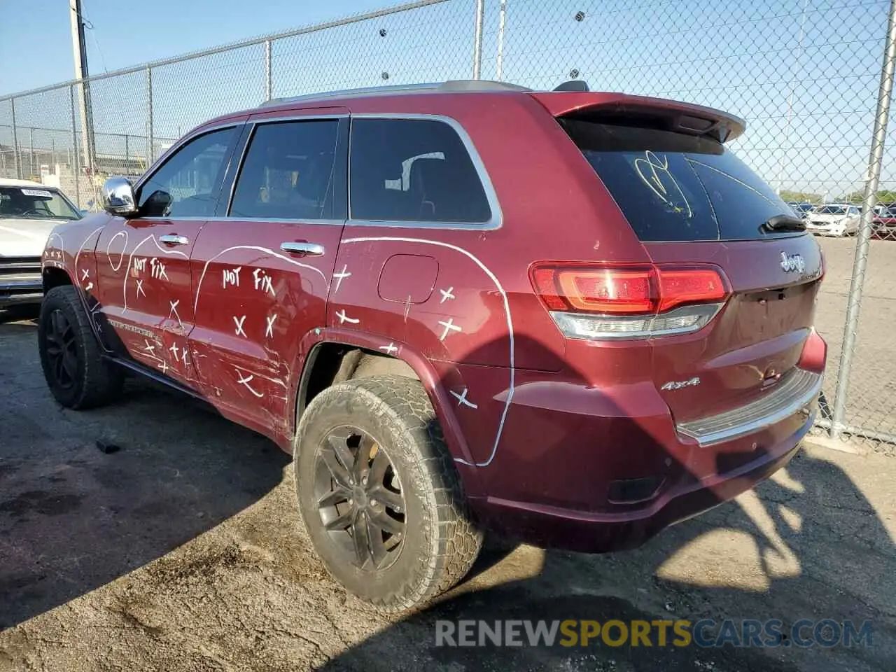 2 Photograph of a damaged car 1C4RJFBGXKC679861 JEEP GRAND CHER 2019