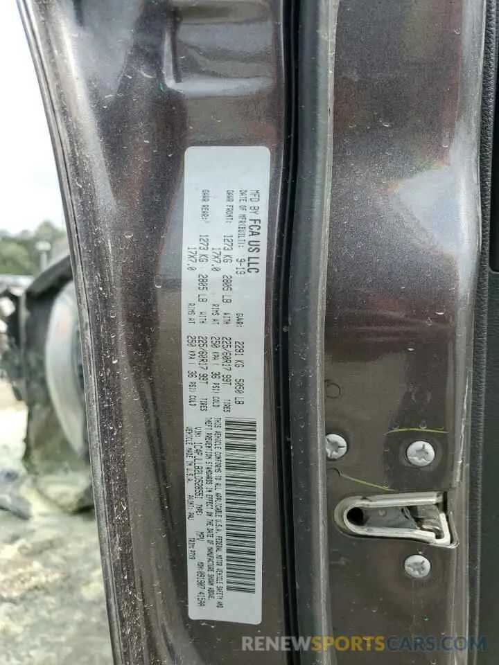 13 Photograph of a damaged car 1C4PJLLB2LD528551 JEEP GRAND CHER 2020