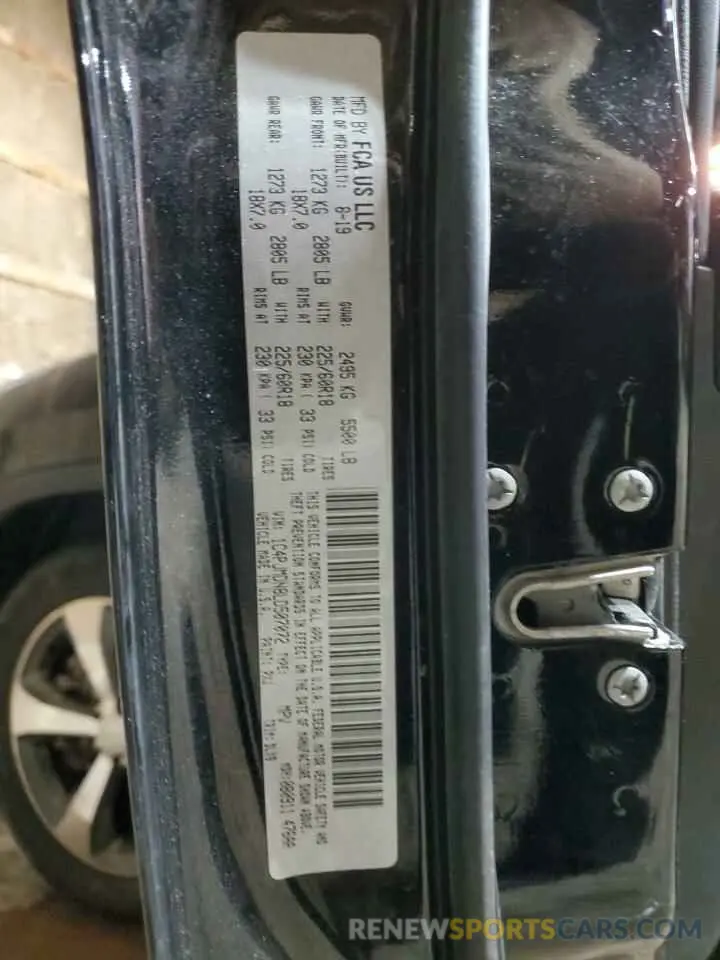 13 Photograph of a damaged car 1C4PJMDN8LD507072 JEEP GRAND CHER 2020