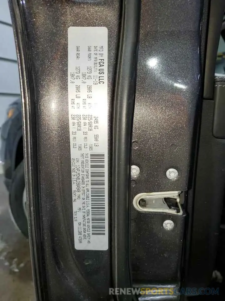 13 Фотография поврежденного автомобиля 1C4PJMDN8LD564548 JEEP GRAND CHER 2020