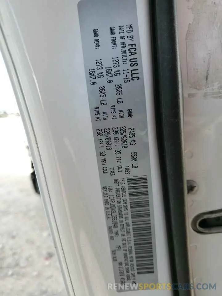 13 Фотография поврежденного автомобиля 1C4PJMDX9LD561840 JEEP GRAND CHER 2020