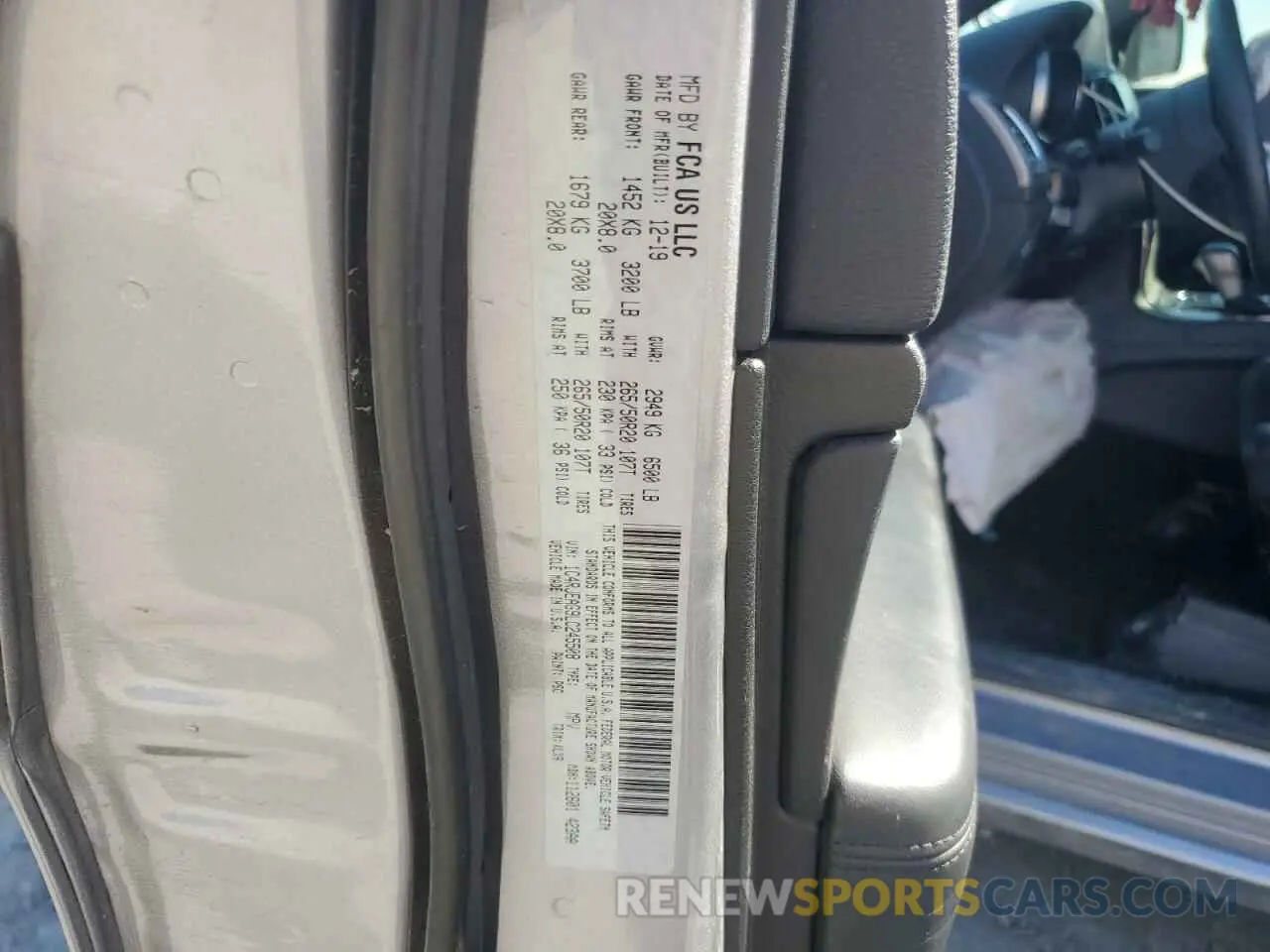 15 Photograph of a damaged car 1C4RJEAG9LC245508 JEEP GRAND CHER 2020