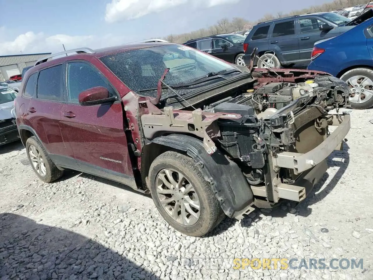 4 Photograph of a damaged car 1C4PJLCB5MD104024 JEEP GRAND CHER 2021