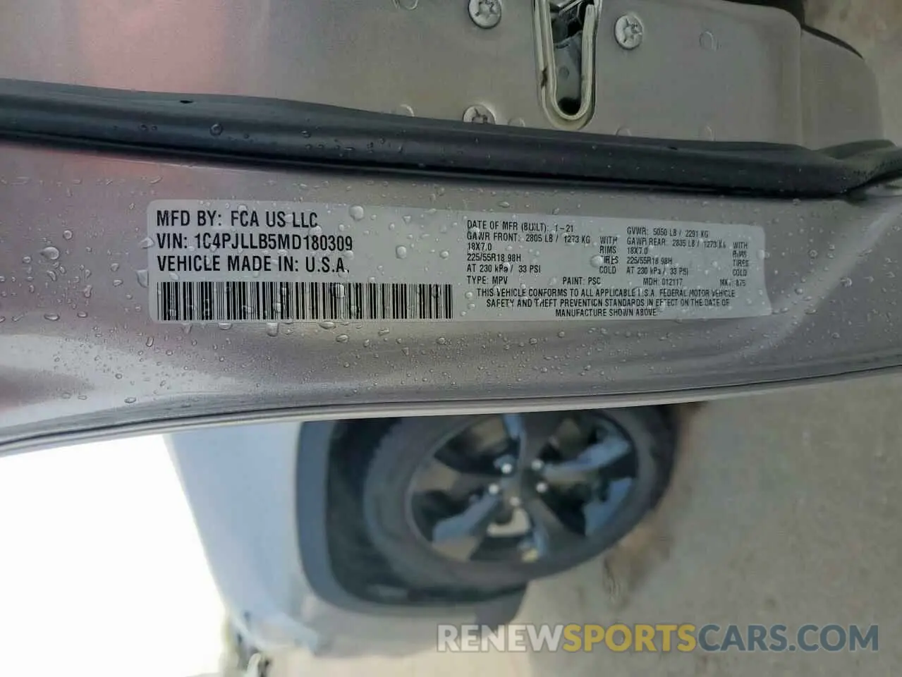 14 Photograph of a damaged car 1C4PJLLB5MD180309 JEEP GRAND CHER 2021