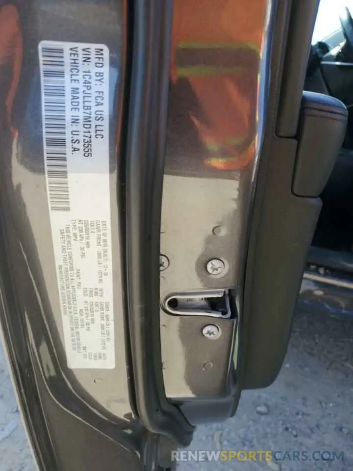 13 Фотография поврежденного автомобиля 1C4PJLLB7MD173555 JEEP GRAND CHER 2021
