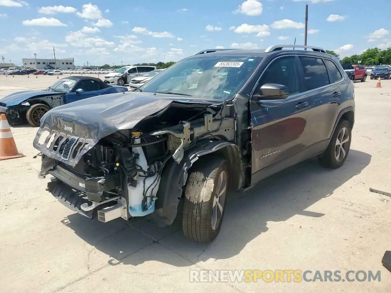 1 Photograph of a damaged car 1C4PJMDX2MD206610 JEEP GRAND CHER 2021