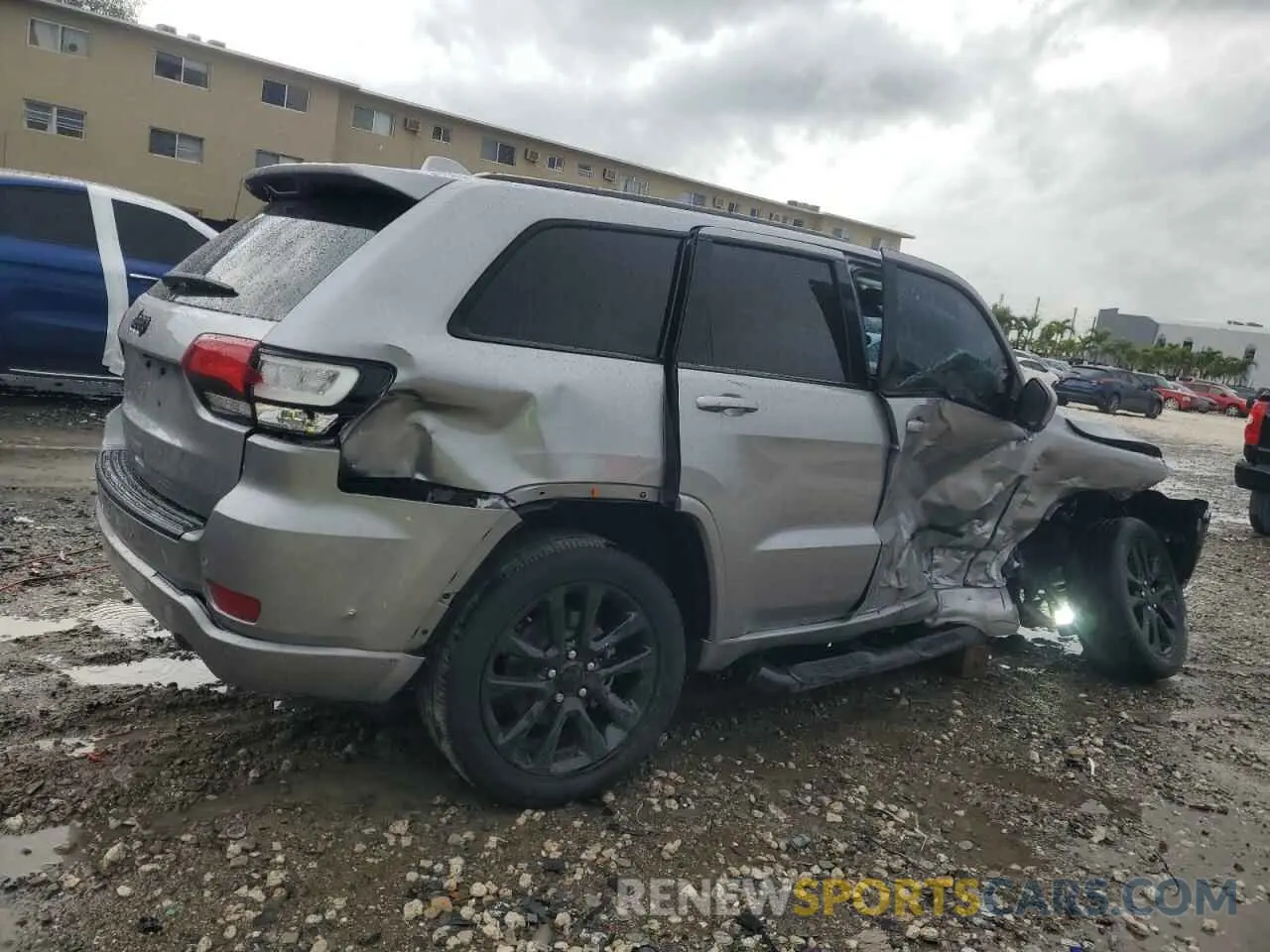 3 Фотография поврежденного автомобиля 1C4RJEAG0MC814067 JEEP GRAND CHER 2021