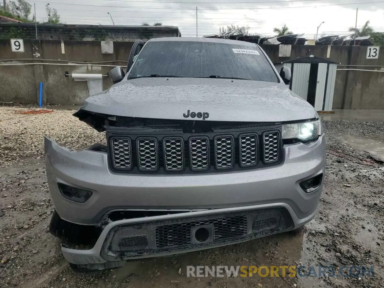 5 Фотография поврежденного автомобиля 1C4RJEAG0MC814067 JEEP GRAND CHER 2021