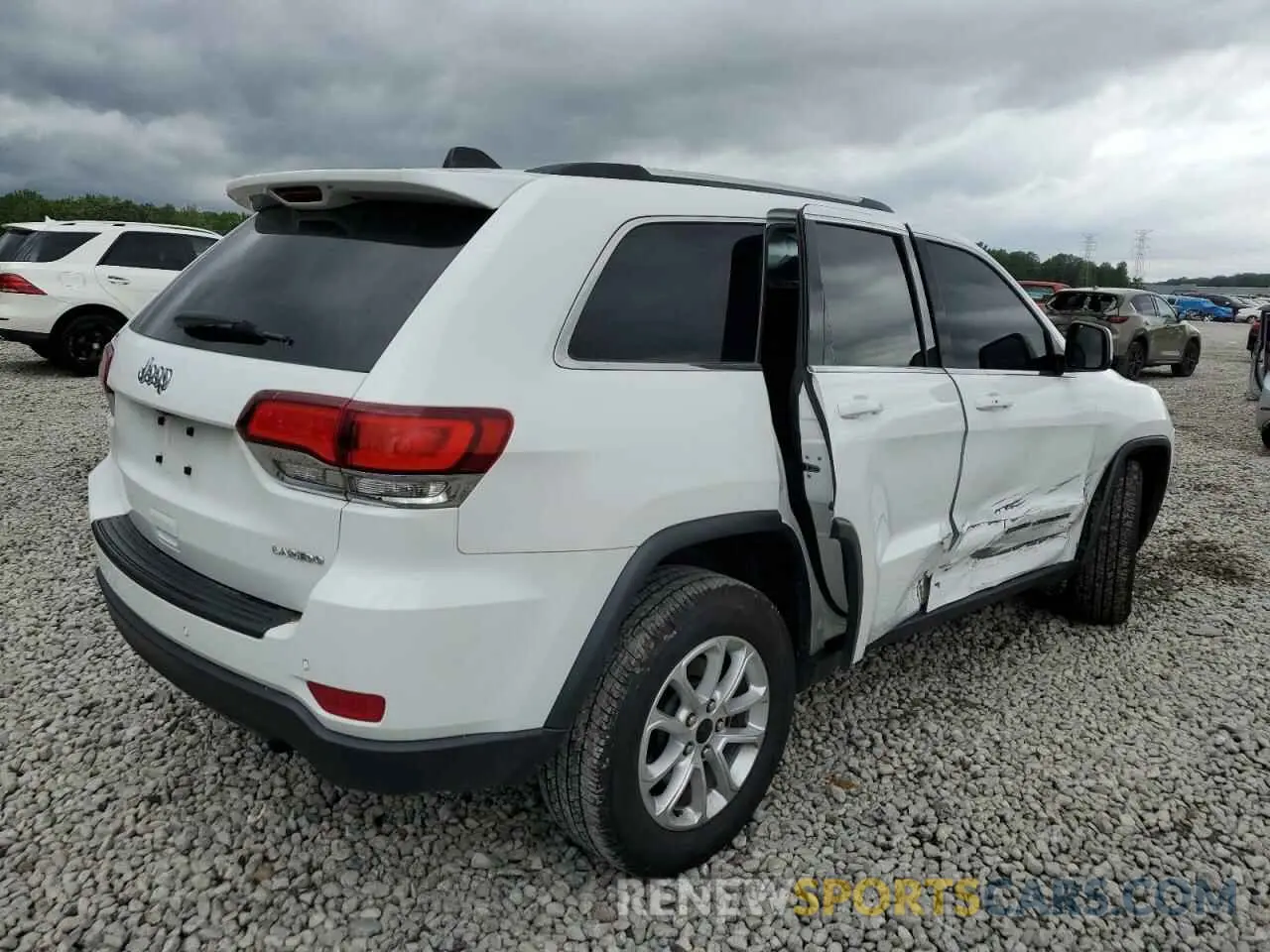 3 Фотография поврежденного автомобиля 1C4RJEAG4MC548990 JEEP GRAND CHER 2021