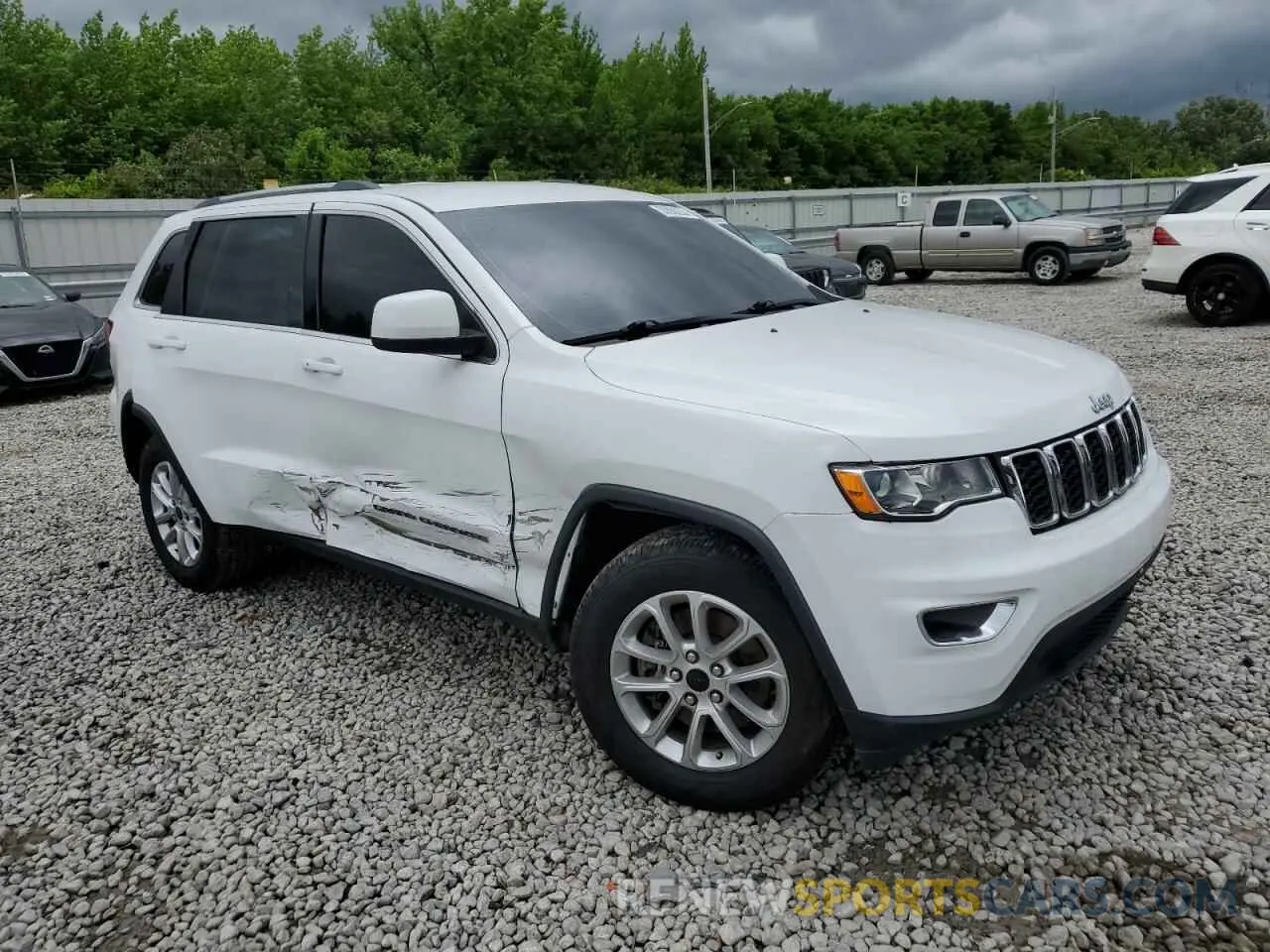 4 Фотография поврежденного автомобиля 1C4RJEAG4MC548990 JEEP GRAND CHER 2021