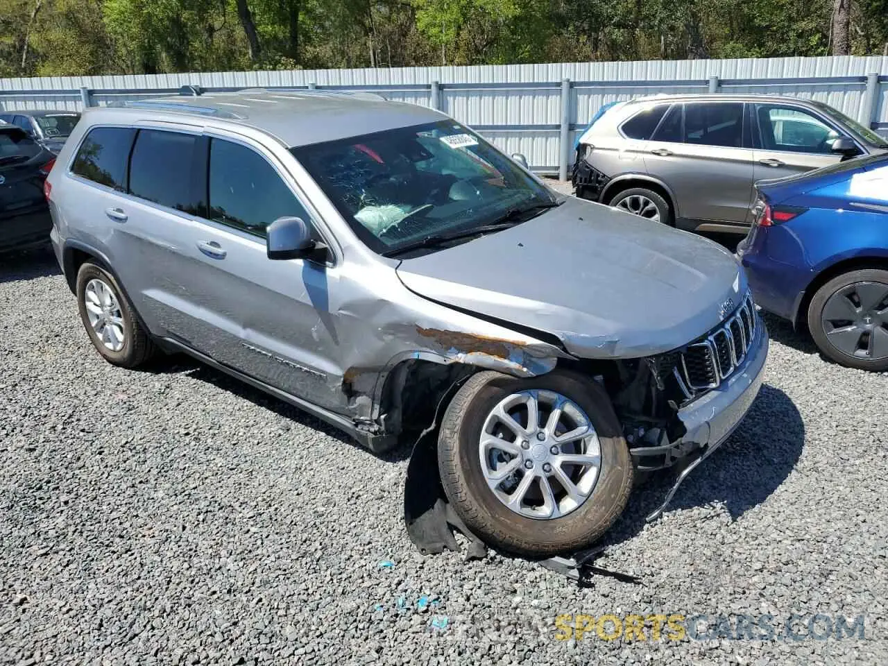 4 Фотография поврежденного автомобиля 1C4RJEAG7MC831190 JEEP GRAND CHER 2021