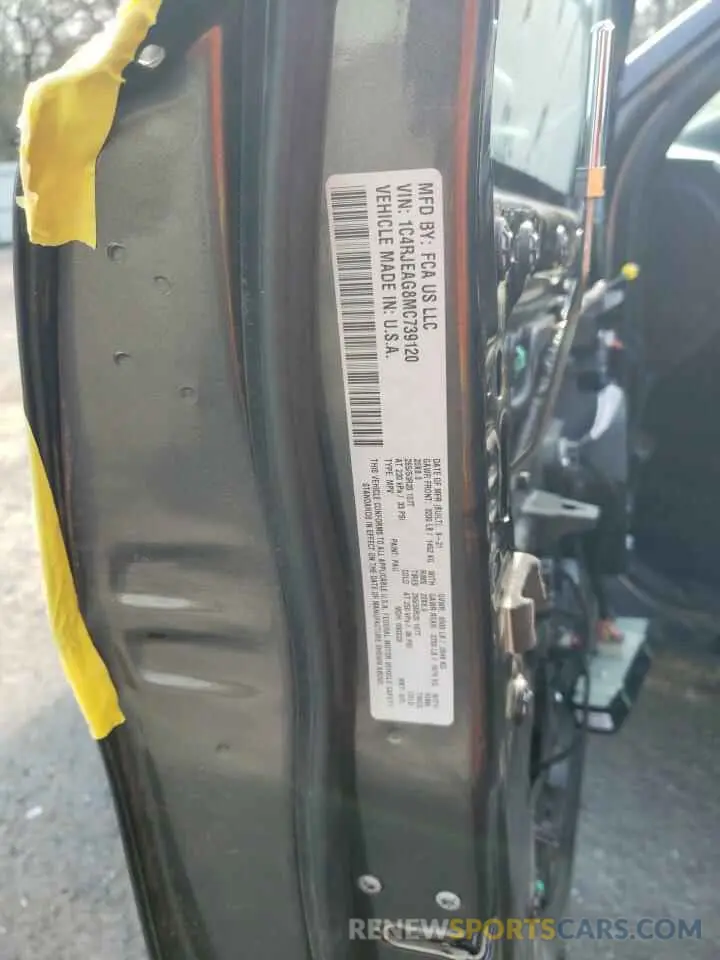 14 Фотография поврежденного автомобиля 1C4RJEAG8MC739120 JEEP GRAND CHER 2021