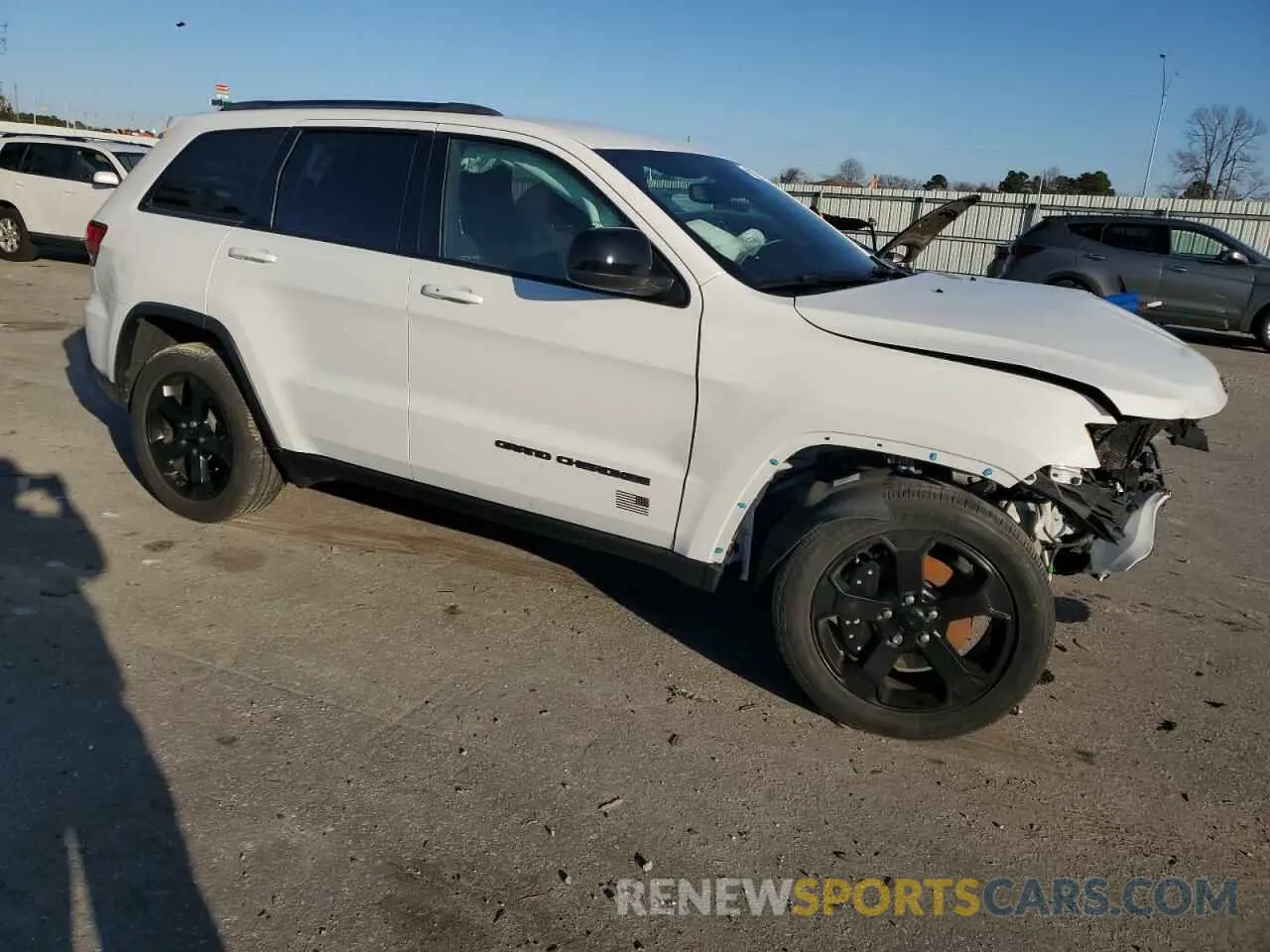 4 Фотография поврежденного автомобиля 1C4RJEAG8MC749095 JEEP GRAND CHER 2021