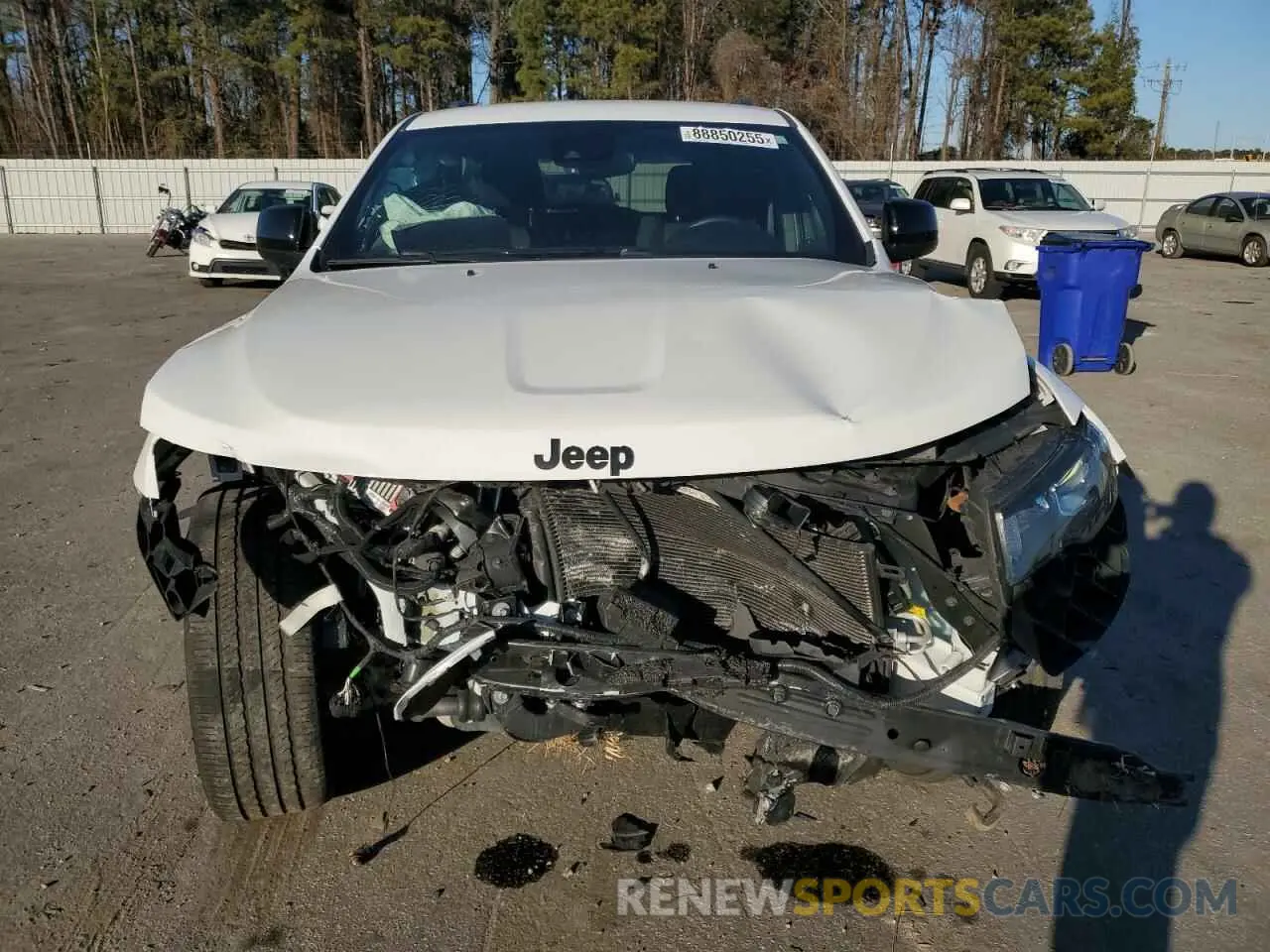 5 Фотография поврежденного автомобиля 1C4RJEAG8MC749095 JEEP GRAND CHER 2021