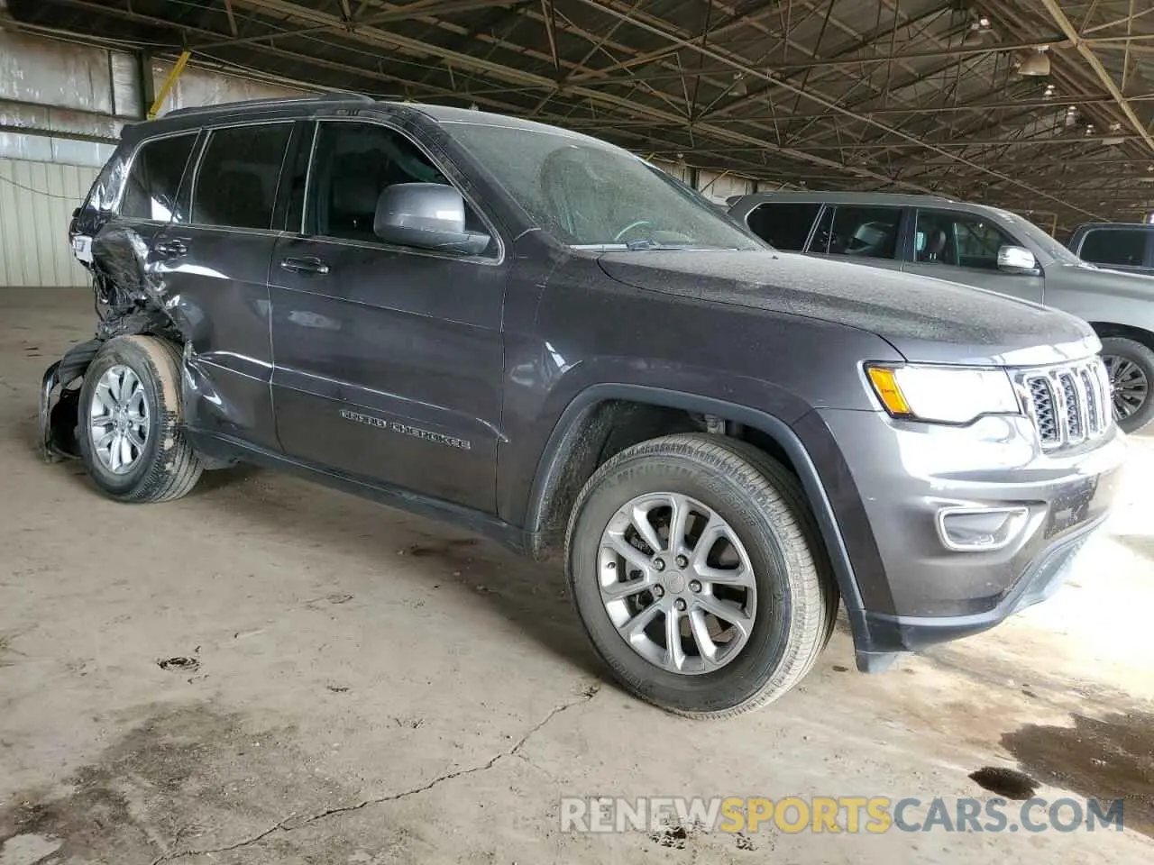 4 Фотография поврежденного автомобиля 1C4RJEAG8MC860827 JEEP GRAND CHER 2021