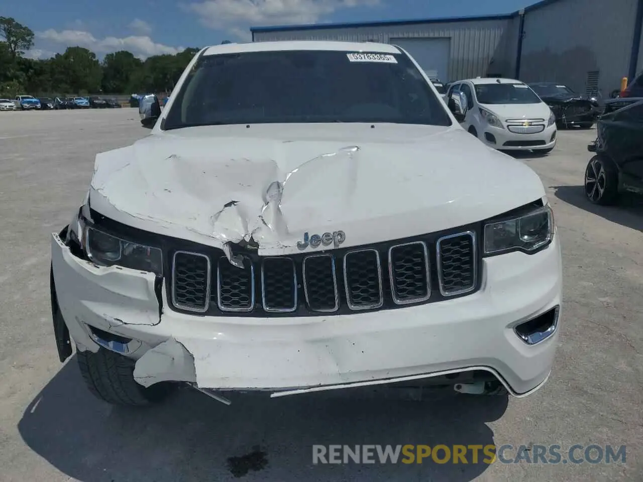 5 Фотография поврежденного автомобиля 1C4RJEBG1MC511331 JEEP GRAND CHER 2021
