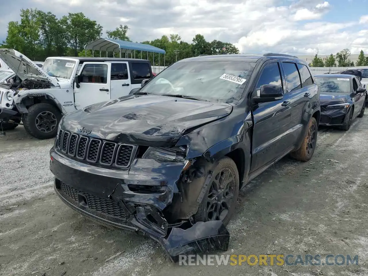 1 Photograph of a damaged car 1C4RJEBGXMC861167 JEEP GRAND CHER 2021
