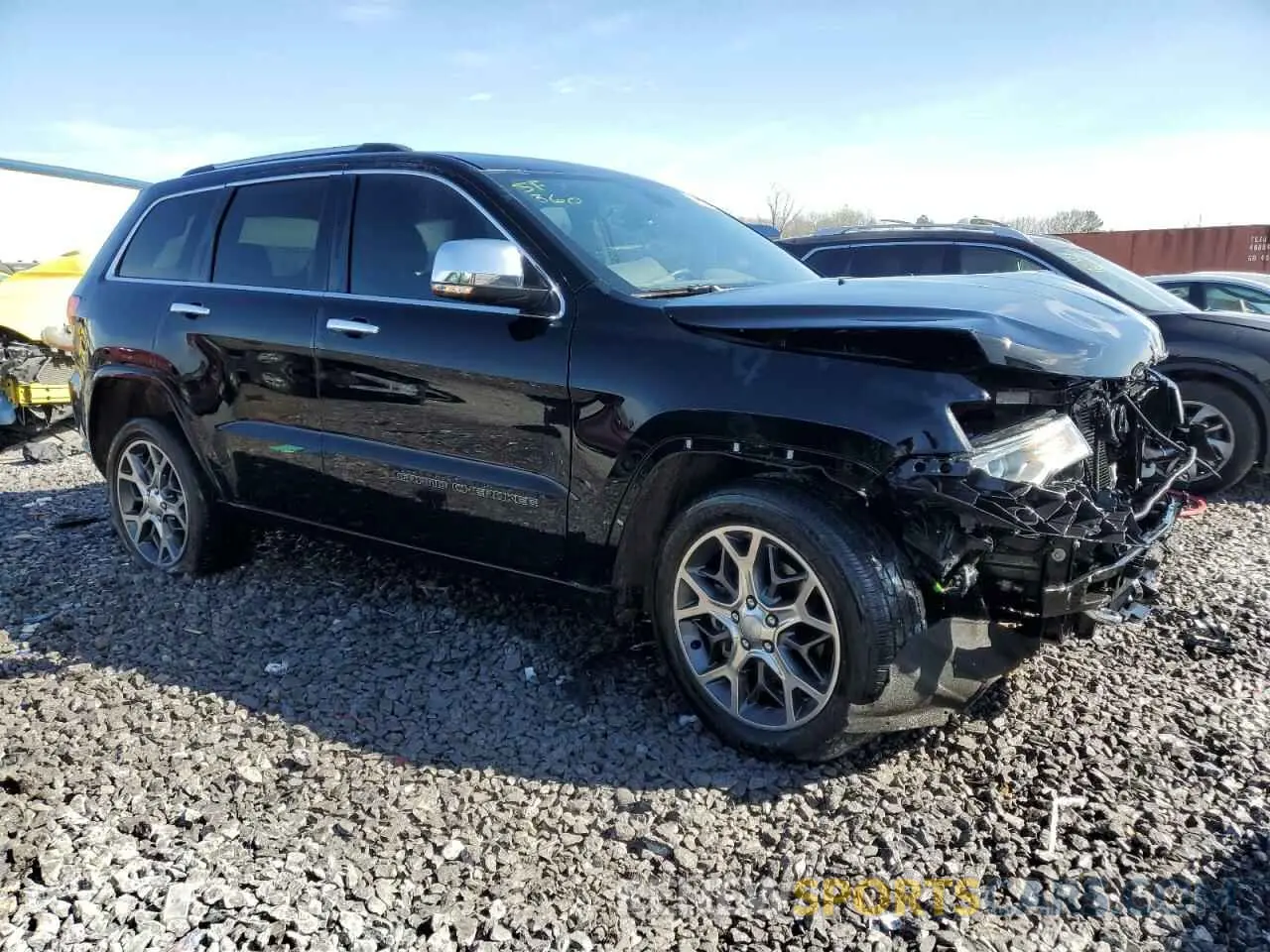 4 Фотография поврежденного автомобиля 1C4RJECG2MC570483 JEEP GRAND CHER 2021