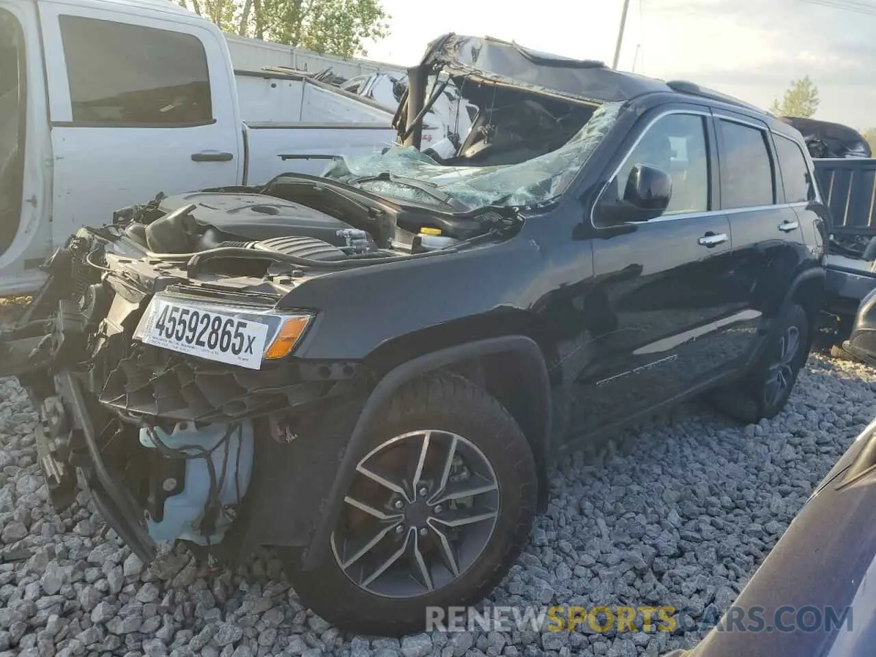 1 Photograph of a damaged car 1C4RJFBG6MC500704 JEEP GRAND CHER 2021