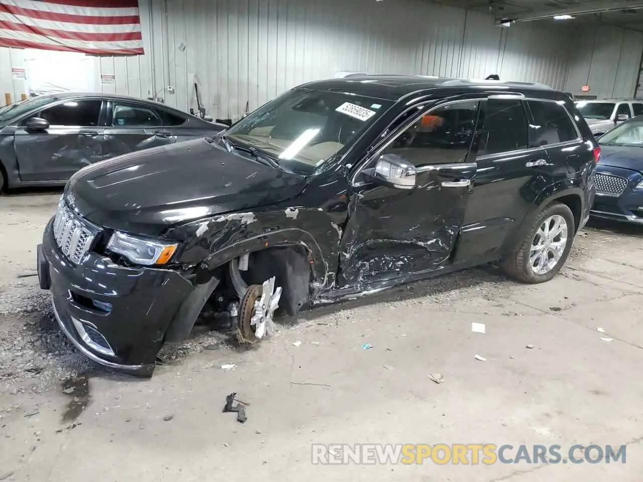1 Photograph of a damaged car 1C4RJFJG9MC550546 JEEP GRAND CHER 2021