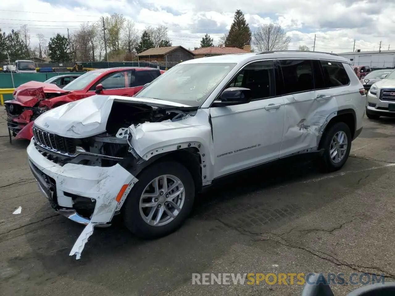 1 Photograph of a damaged car 1C4RJJAGXM8152574 JEEP GRAND CHER 2021