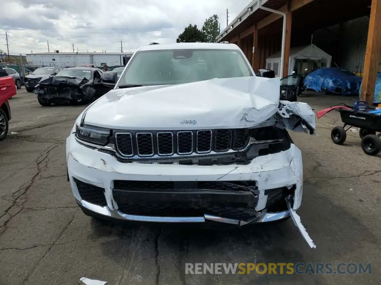 5 Photograph of a damaged car 1C4RJJAGXM8152574 JEEP GRAND CHER 2021