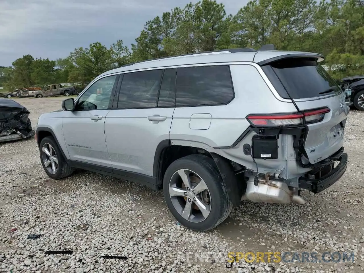 2 Photograph of a damaged car 1C4RJJBG3M8126008 JEEP GRAND CHER 2021