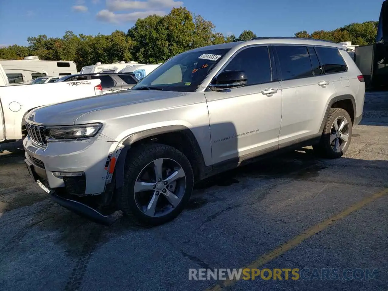 1 Photograph of a damaged car 1C4RJKBG0M8116218 JEEP GRAND CHER 2021