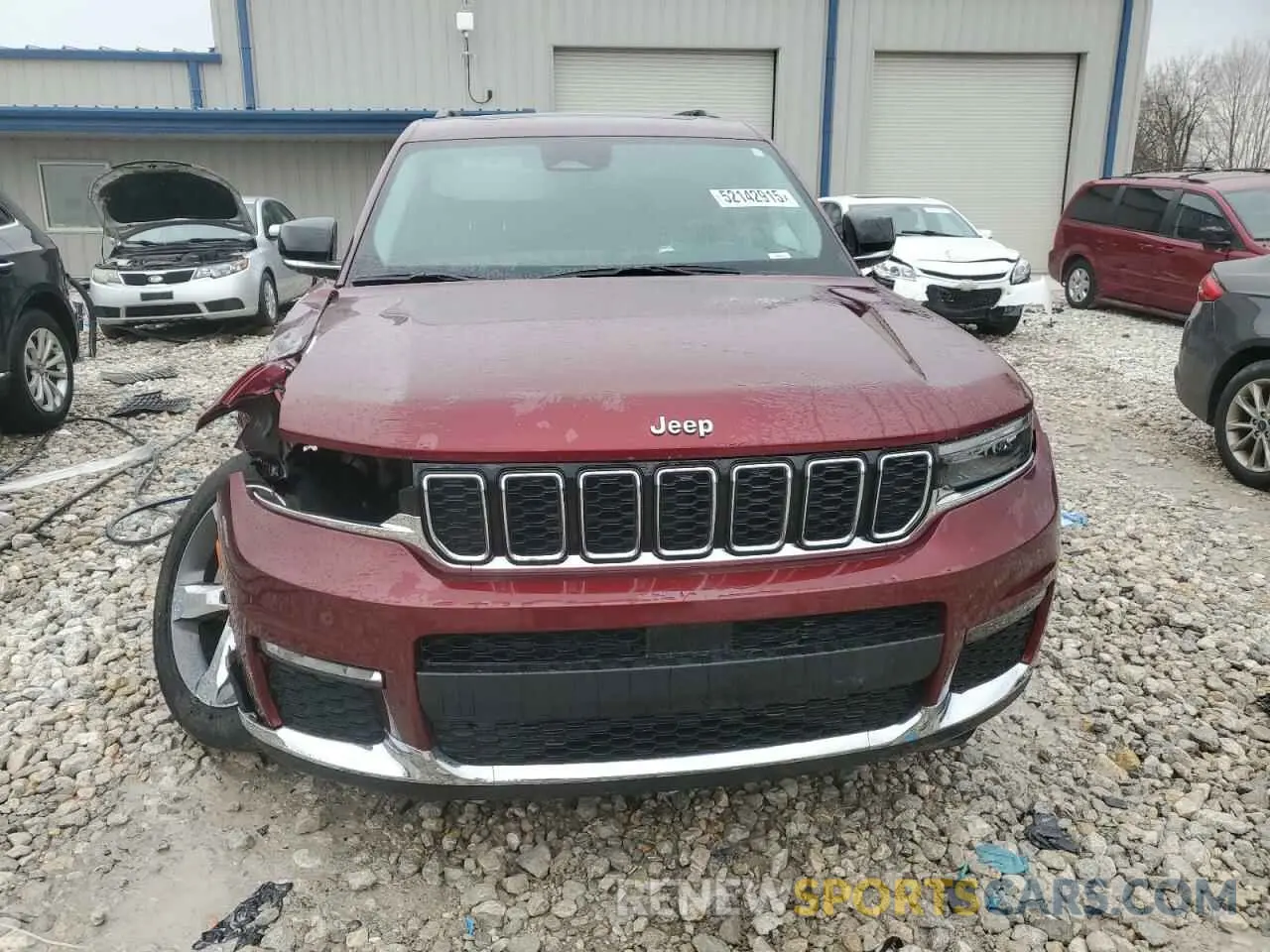 5 Photograph of a damaged car 1C4RJKBG1M8163290 JEEP GRAND CHER 2021