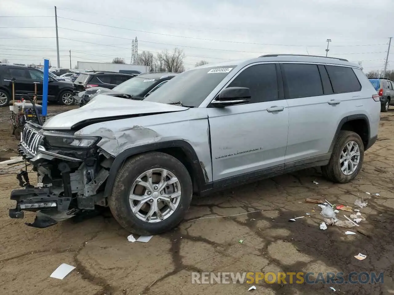 1 Photograph of a damaged car 1C4RJKBG4M8171836 JEEP GRAND CHER 2021