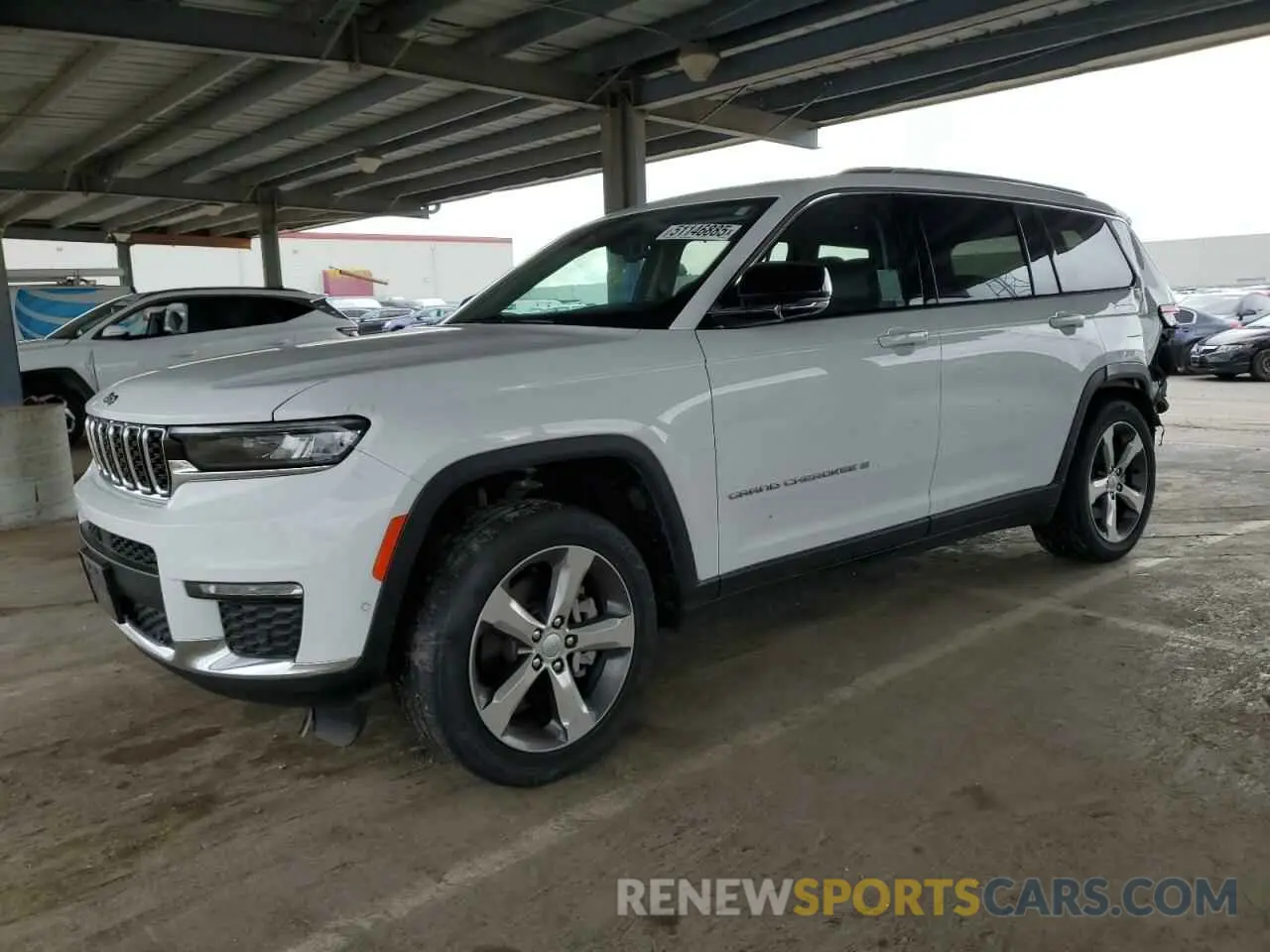 1 Photograph of a damaged car 1C4RJKBG6M8104428 JEEP GRAND CHER 2021