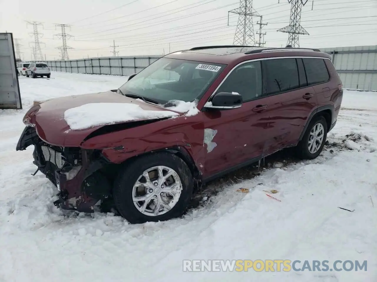 1 Фотография поврежденного автомобиля 1C4RJKBG7M8117804 JEEP GRAND CHER 2021