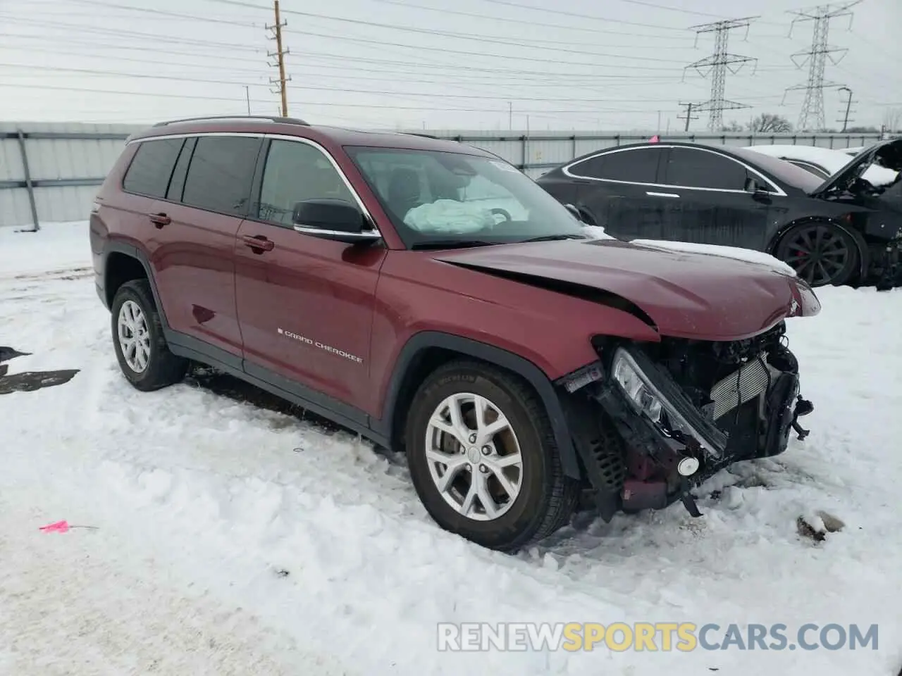 4 Фотография поврежденного автомобиля 1C4RJKBG7M8117804 JEEP GRAND CHER 2021