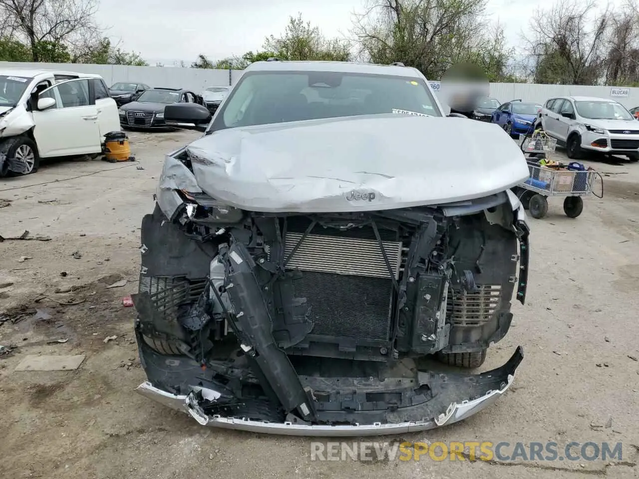 5 Photograph of a damaged car 1C4RJKBG8M8173766 JEEP GRAND CHER 2021
