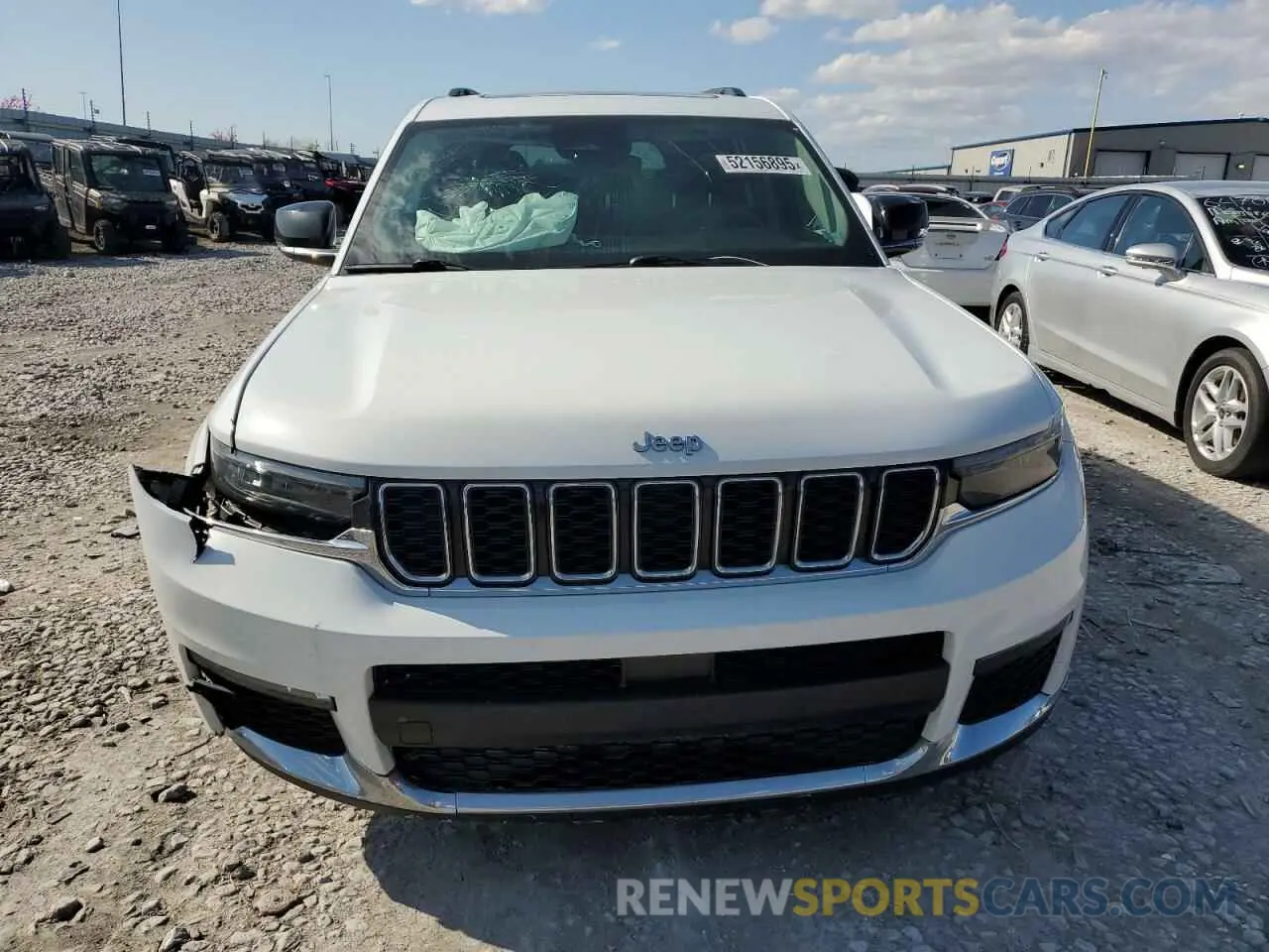 5 Photograph of a damaged car 1C4RJKBG9M8202224 JEEP GRAND CHER 2021