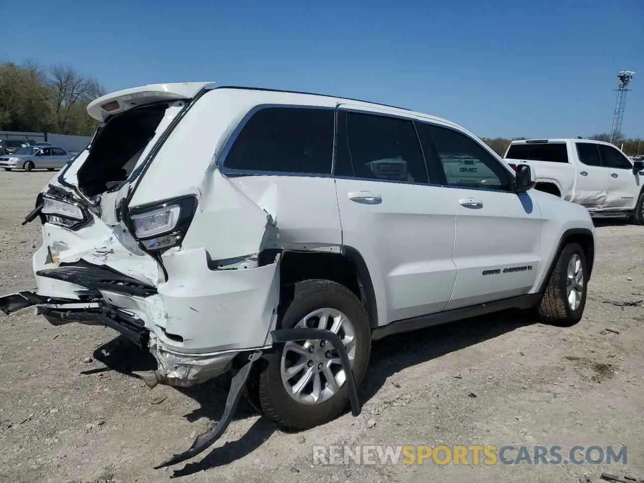 3 Фотография поврежденного автомобиля 1C4RJEAG1NC155952 JEEP GRAND CHER 2022