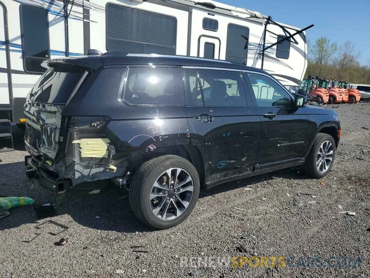 3 Фотография поврежденного автомобиля 1C4RJKDG1N8538318 JEEP GRAND CHER 2022