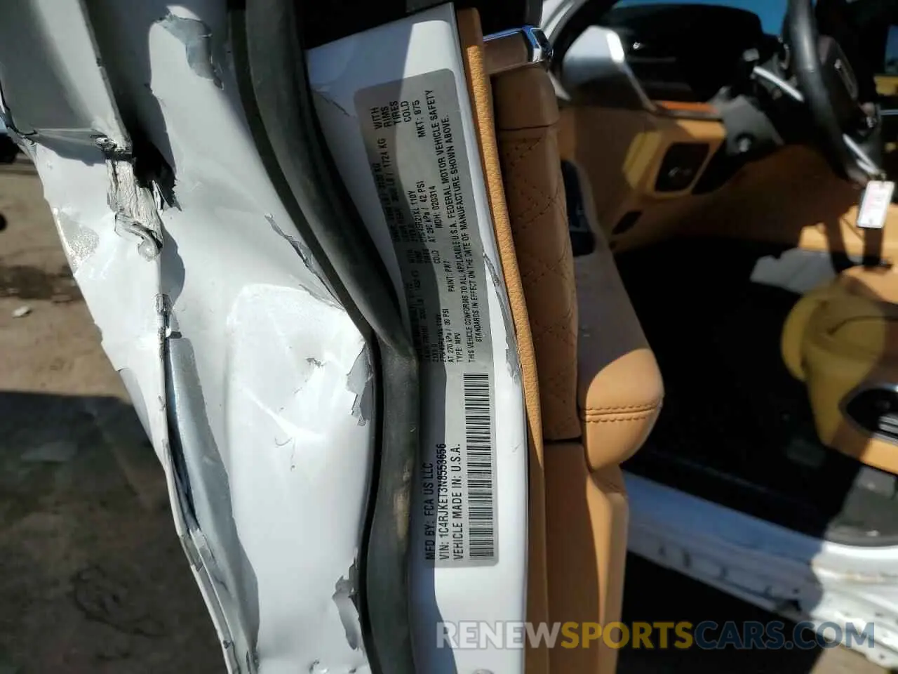 15 Photograph of a damaged car 1C4RJKET3N8553656 JEEP GRAND CHER 2022