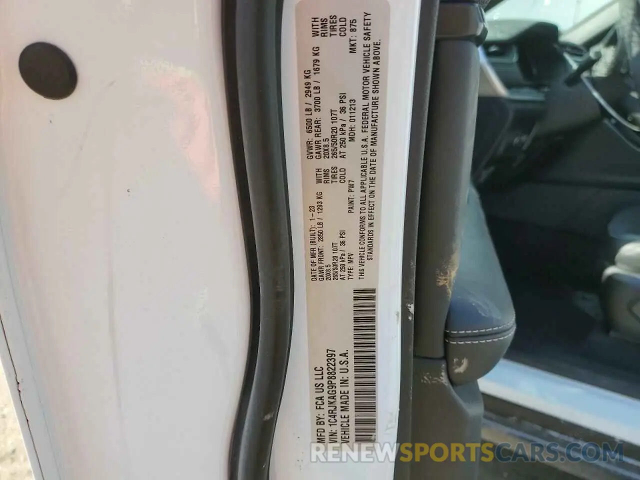 13 Фотография поврежденного автомобиля 1C4RJKAG9P8822397 JEEP GRAND CHER 2023