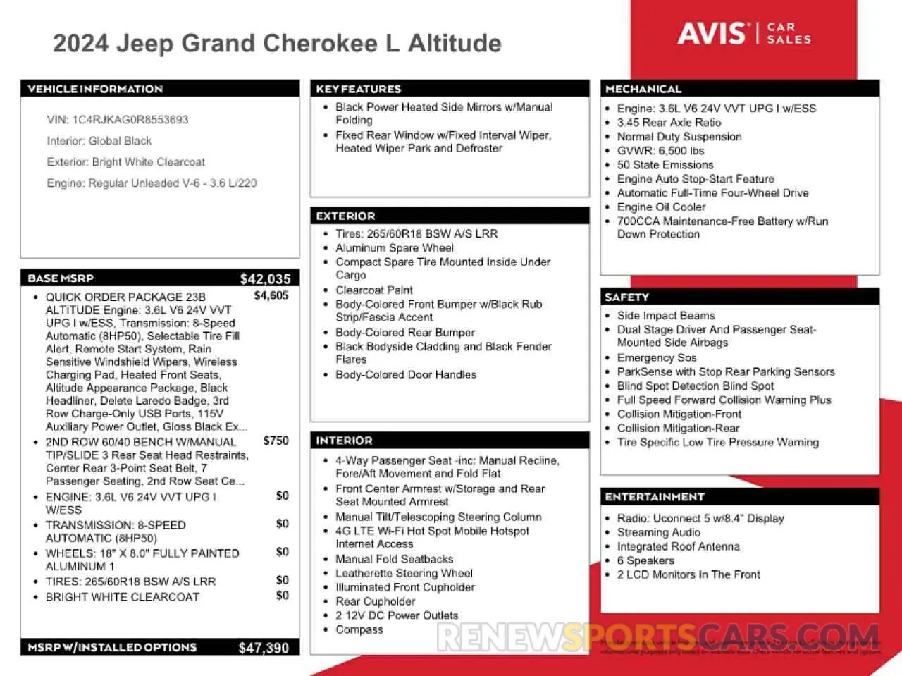 13 Photograph of a damaged car 1C4RJKAG0R8553693 JEEP GRAND CHER 2024