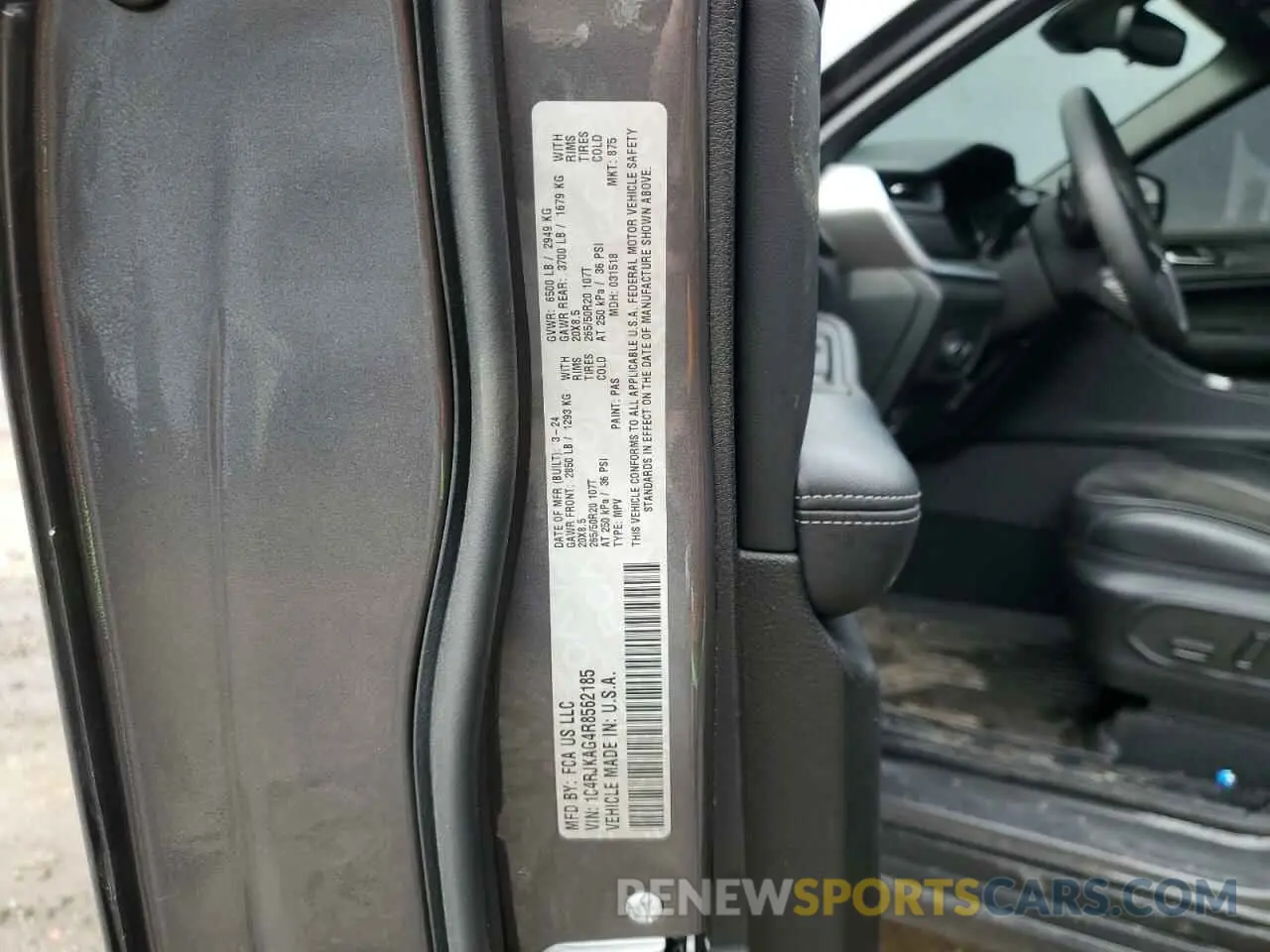 13 Фотография поврежденного автомобиля 1C4RJKAG4R8562185 JEEP GRAND CHER 2024