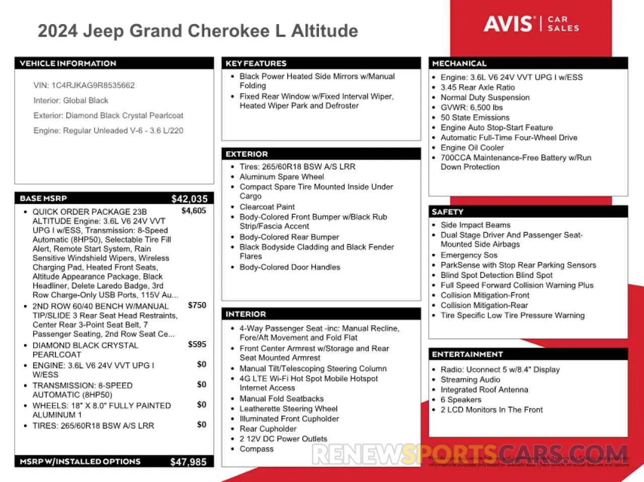 12 Photograph of a damaged car 1C4RJKAG9R8535662 JEEP GRAND CHER 2024