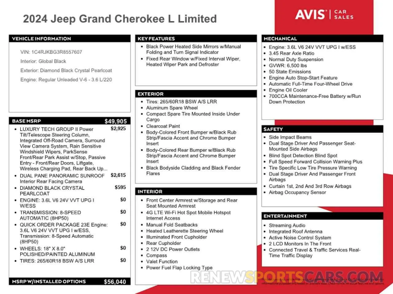 13 Photograph of a damaged car 1C4RJKBG3R8557607 JEEP GRAND CHER 2024