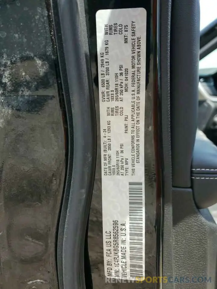14 Фотография поврежденного автомобиля 1C4RJKBG5R8562596 JEEP GRAND CHER 2024