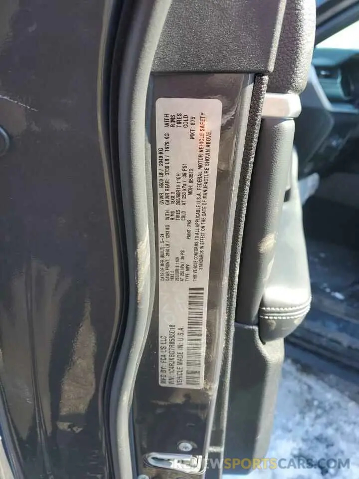 12 Фотография поврежденного автомобиля 1C4RJKBG7R8588018 JEEP GRAND CHER 2024