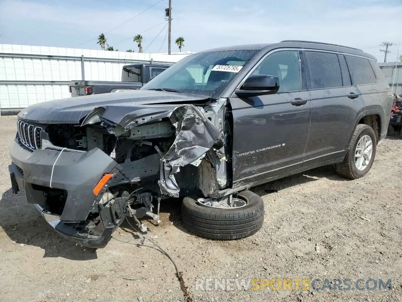 1 Photograph of a damaged car 1C4RJJAGXS8663795 JEEP GRAND CHER 2025