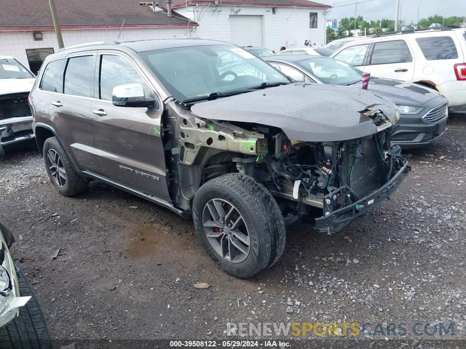 1 Photograph of a damaged car 1C4RJFBG8HC954507 JEEP GRAND CHEROKEE 2017