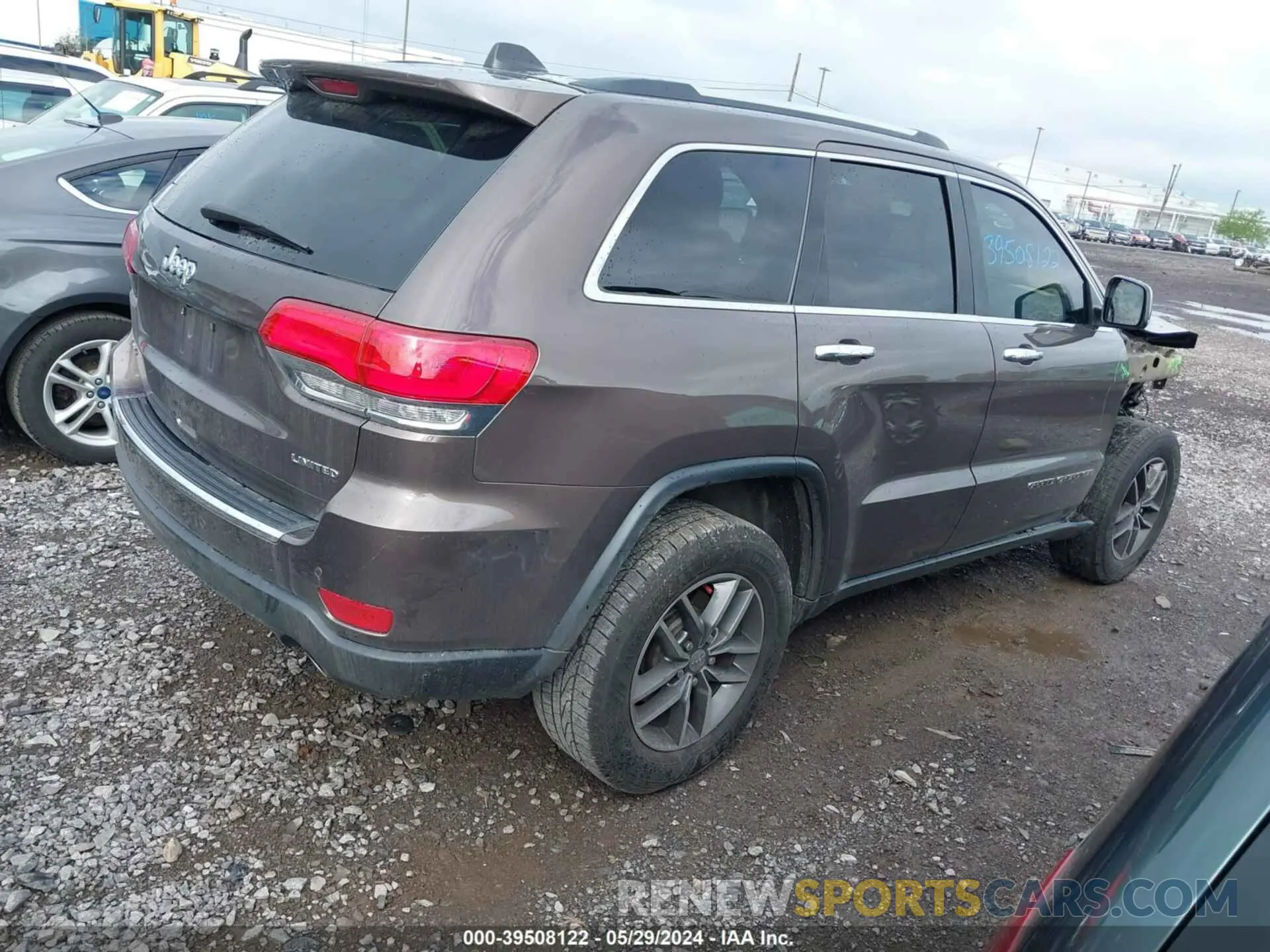 4 Photograph of a damaged car 1C4RJFBG8HC954507 JEEP GRAND CHEROKEE 2017