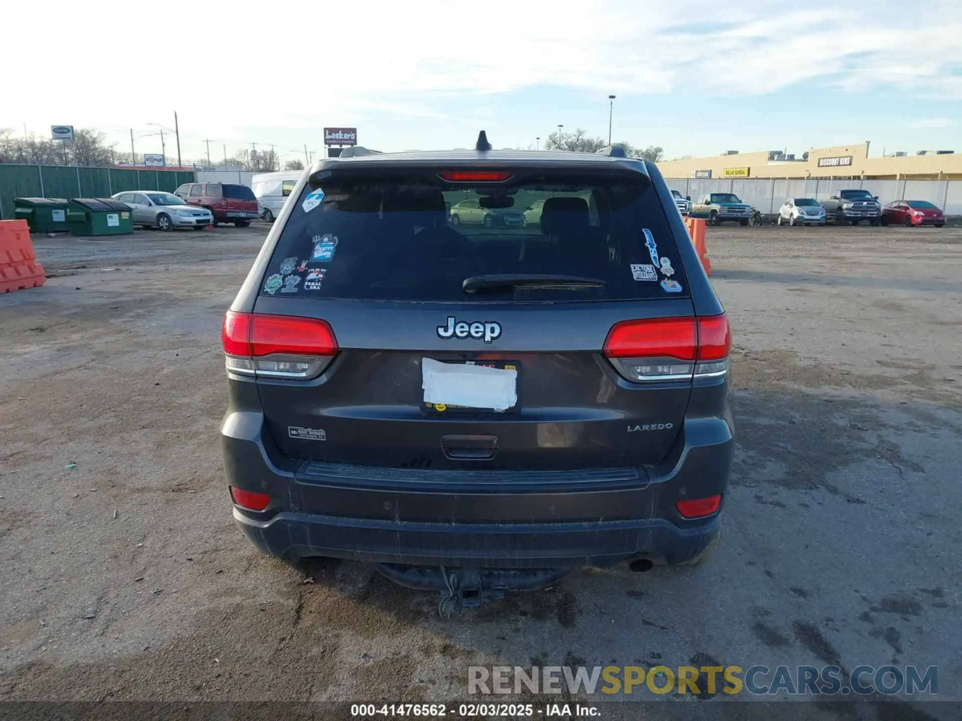 16 Photograph of a damaged car 1C4RJEAG2KC698822 JEEP GRAND CHEROKEE 2019
