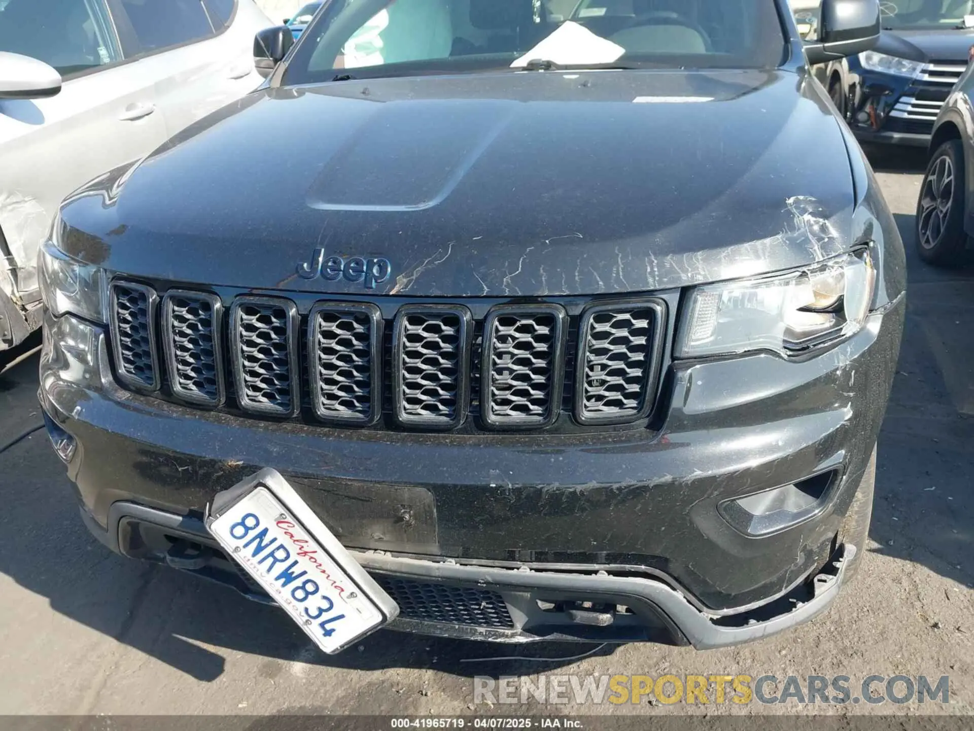 20 Photograph of a damaged car 1C4RJEAGXKC543144 JEEP GRAND CHEROKEE 2019